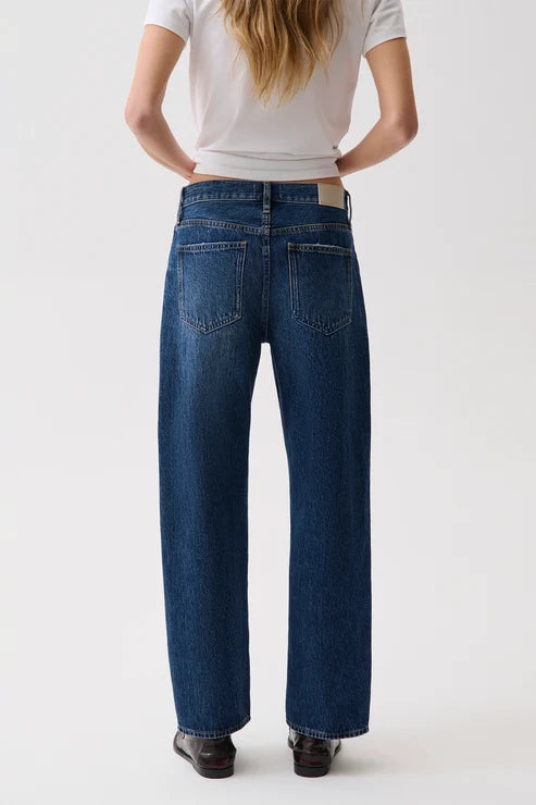 Pistola Lexi Bowed Straight Leg Jean: Moonwave 