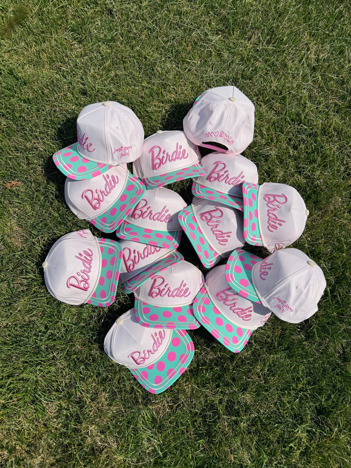 Poppy & Pine Birdie Polka Dot Hat