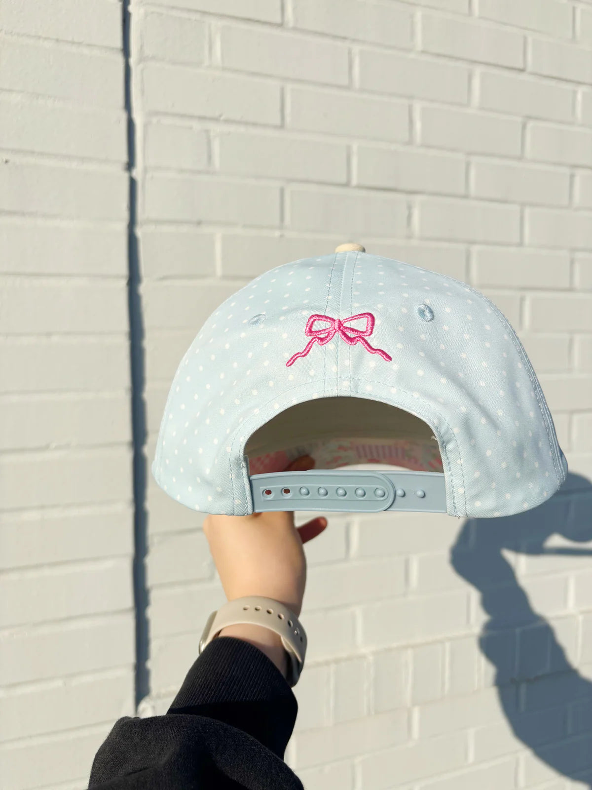 Poppy & Pine It's A Very Good Day Hat Puff Ink Embroidered Patchwork Design