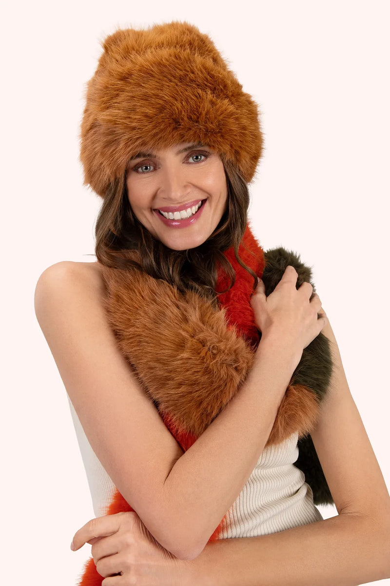 Powder Elsa Faux Fur Hat Mocca
