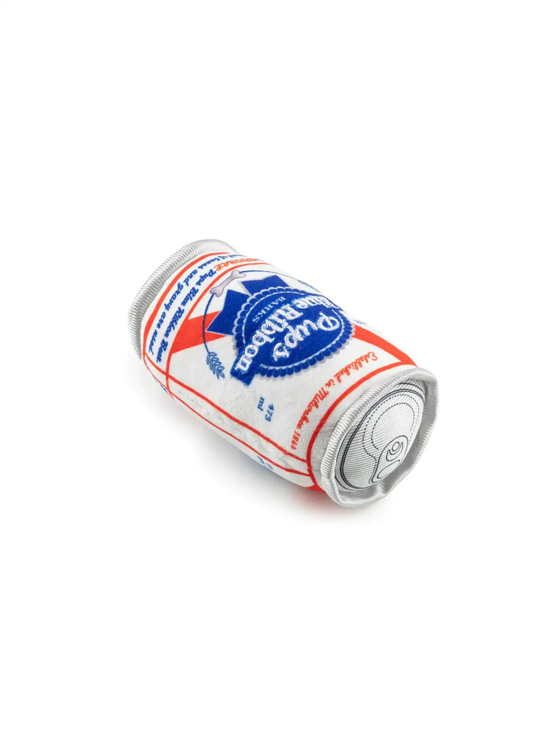 Pups Blue Ribbon PBR Beer Can Dog Toy