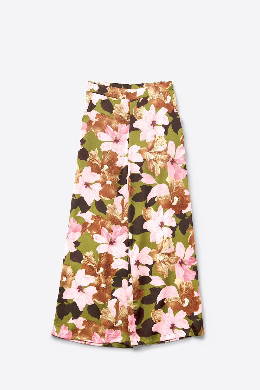 Botanical Charm Satin Pants
