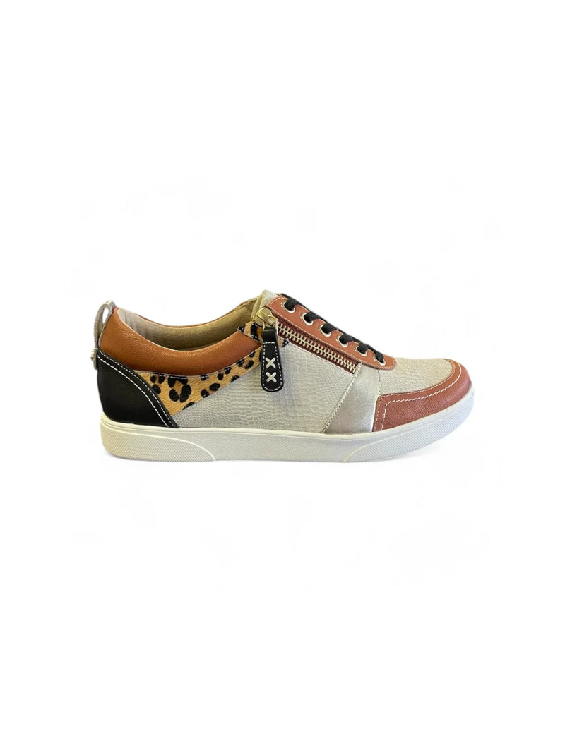 Revere Longbeach Sneaker Cognac Multi