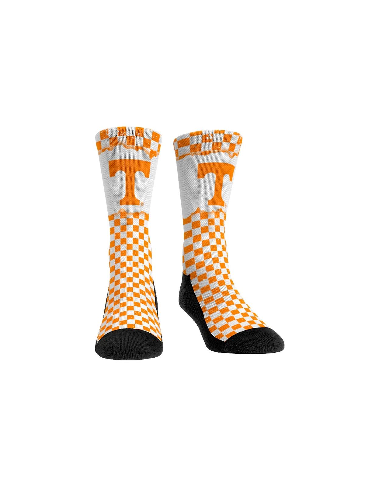 tennessee checkerboard game day socks