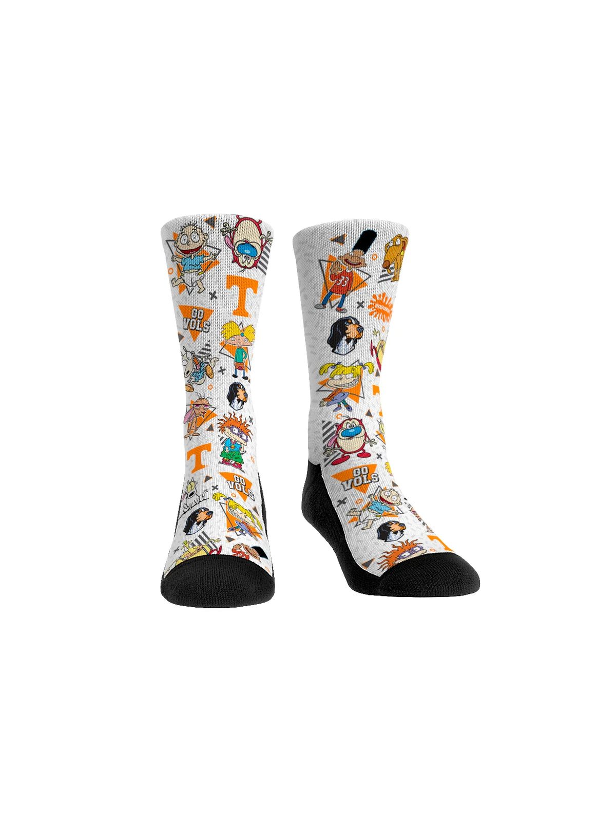 tennessee volunteers 90s nickelodeon game day socks