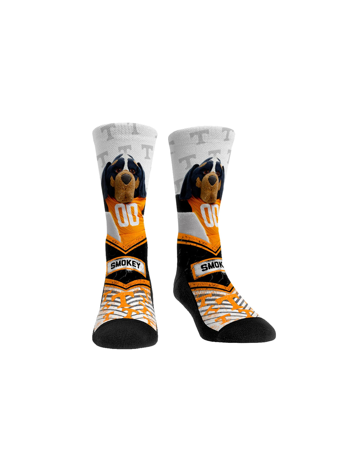 tennessee volunteers smokey mascot walkout game day socks