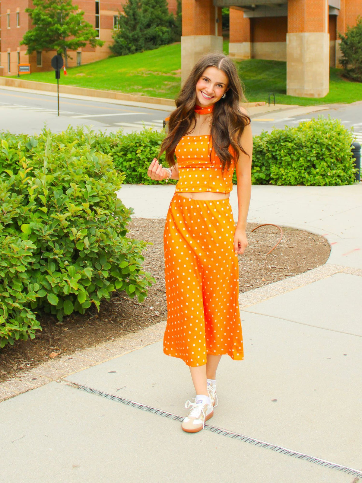 Rocky Top Polka Dot Maxi Skirt