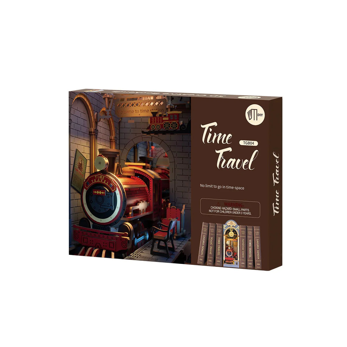 Rolife Time Travel Book Nook DIY Puzzle Kit
