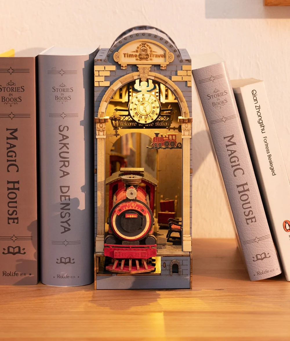 Rolife Time Travel Book Nook DIY Puzzle Kit