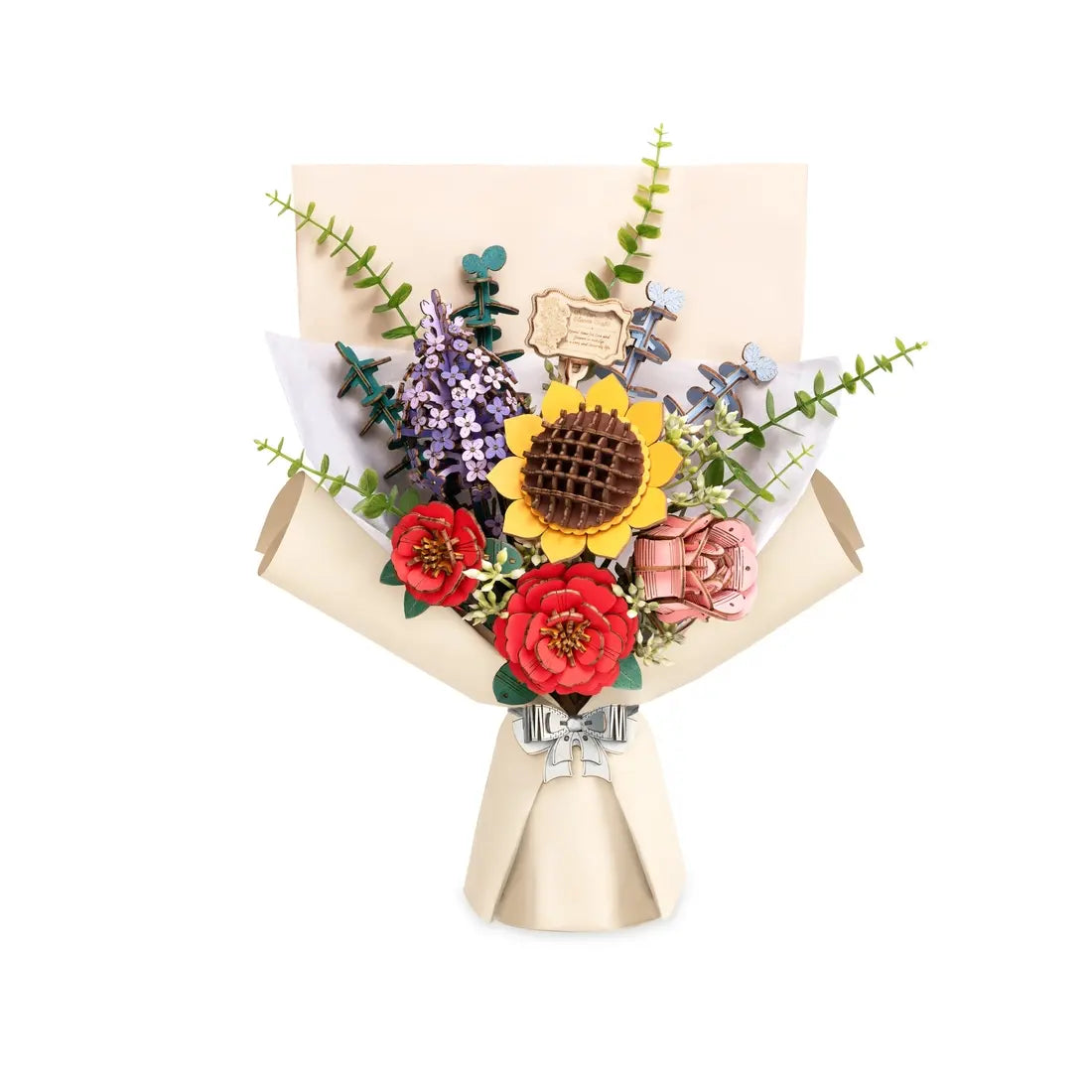 Rowood Flower Bouquet 3D Wooden Puzzle