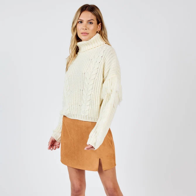 Soho Faux Suede Mini Skirt