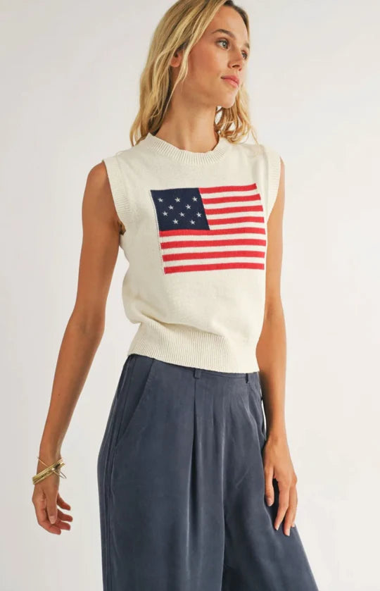 American Dream Flag Sweater
