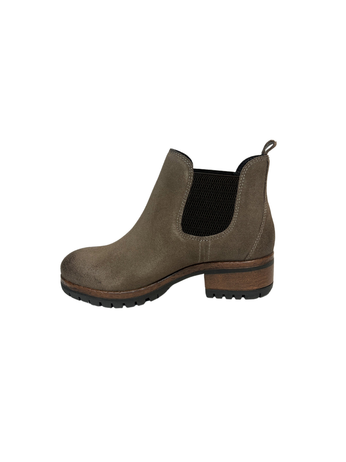 salvia cachet lugg chelsea boot loggia viz suede inside view