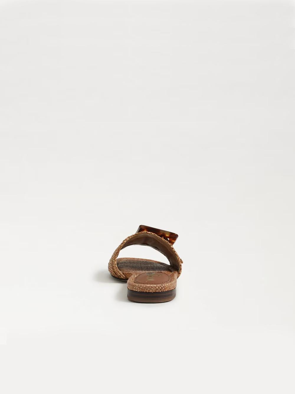 Sam Edelman Bambi Raffia Slide Sandals Cuoio