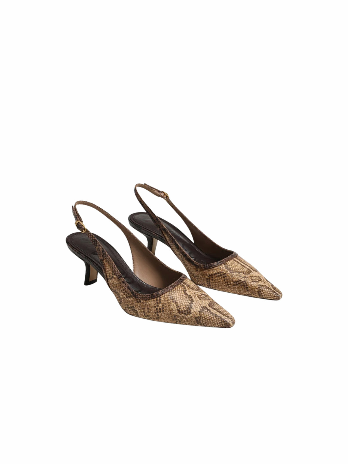 Sam Edelman Bianka Sling-Back Pump snake print leather