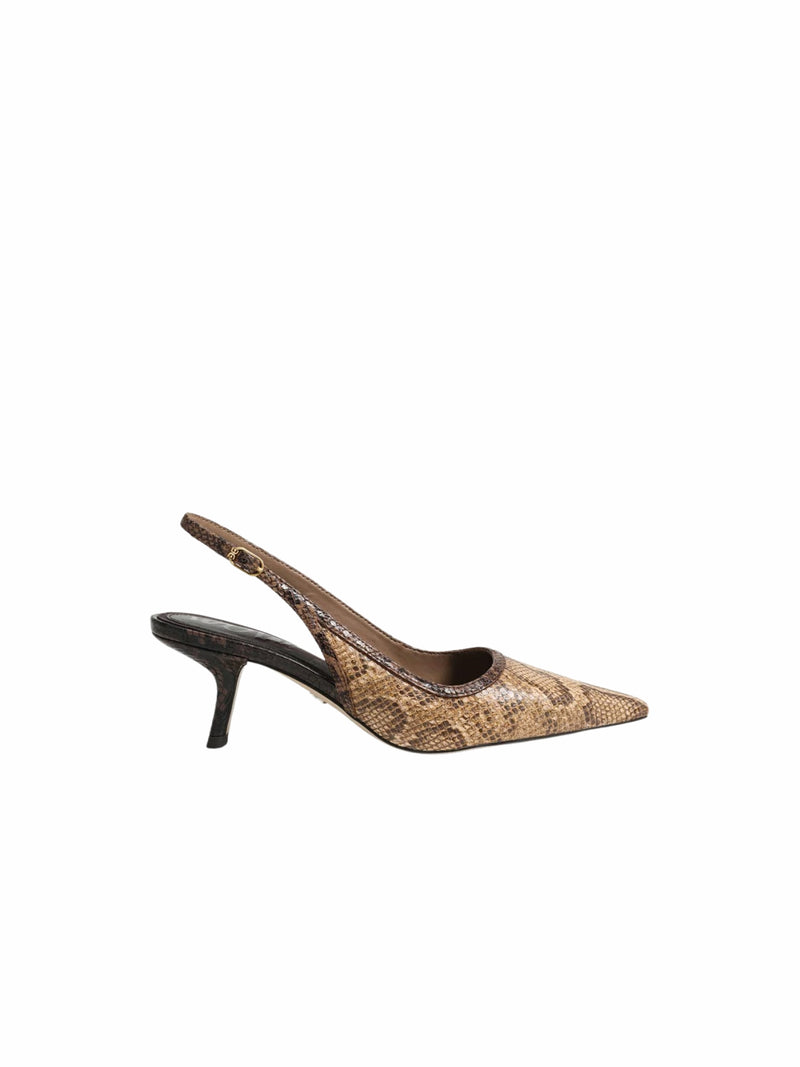 Sam Edelman Bianka Sling-Back Pump snake print leather