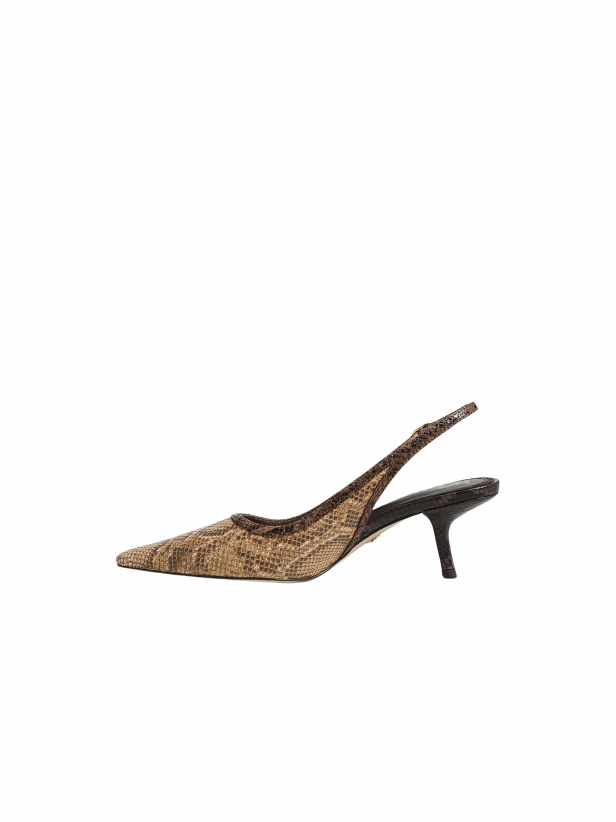 Sam Edelman Bianka Sling-Back Pump snake print leather