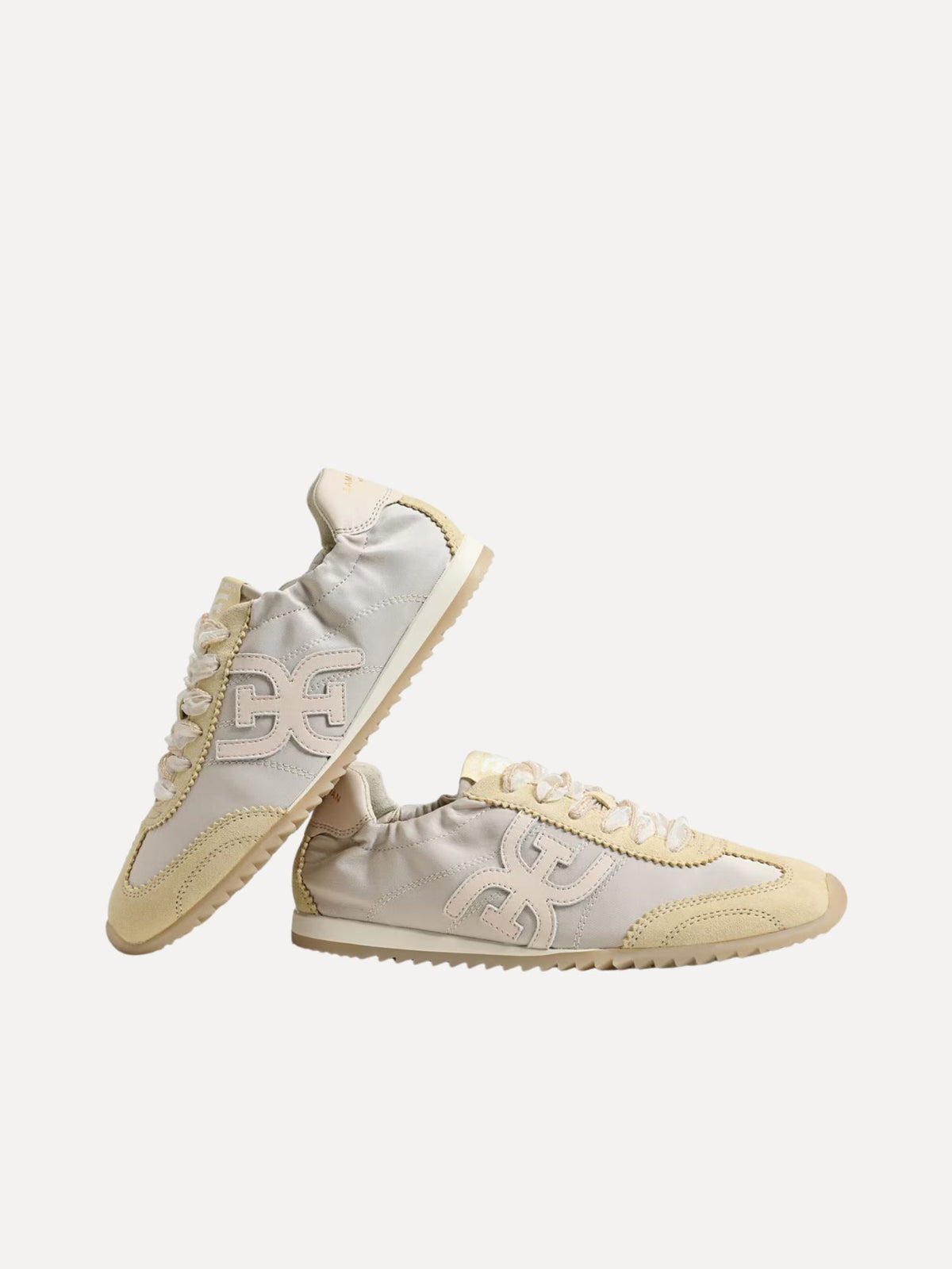 Sam Edelman Isella Slip On Sneaker new ecru multi nylon suede 