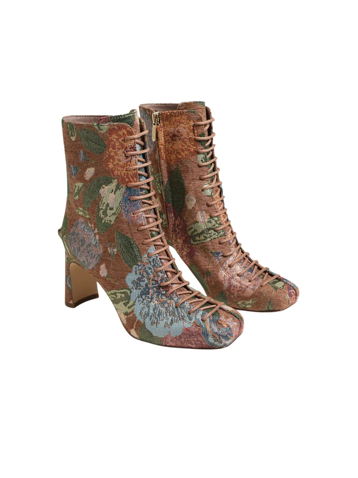 Sam Edelman Kendra Lace Up Bootie  berry blush multi 
