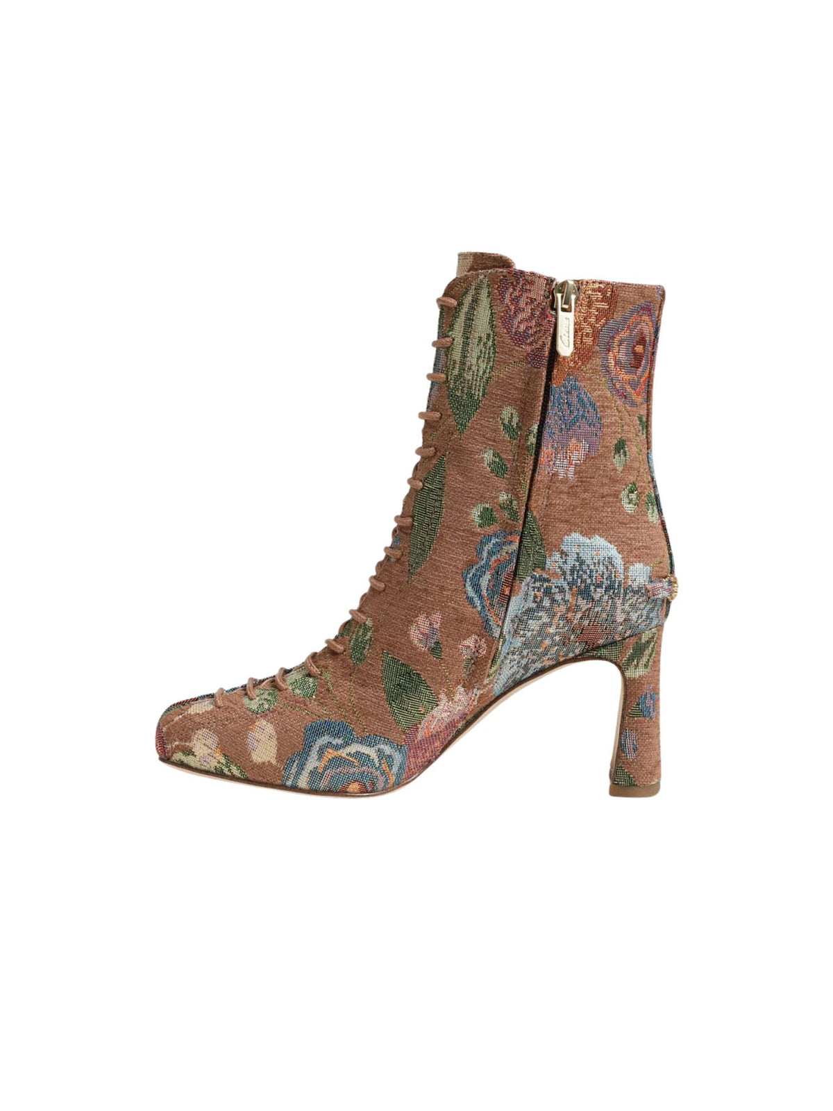 Sam Edelman Kendra Lace Up Bootie  berry blush multi 