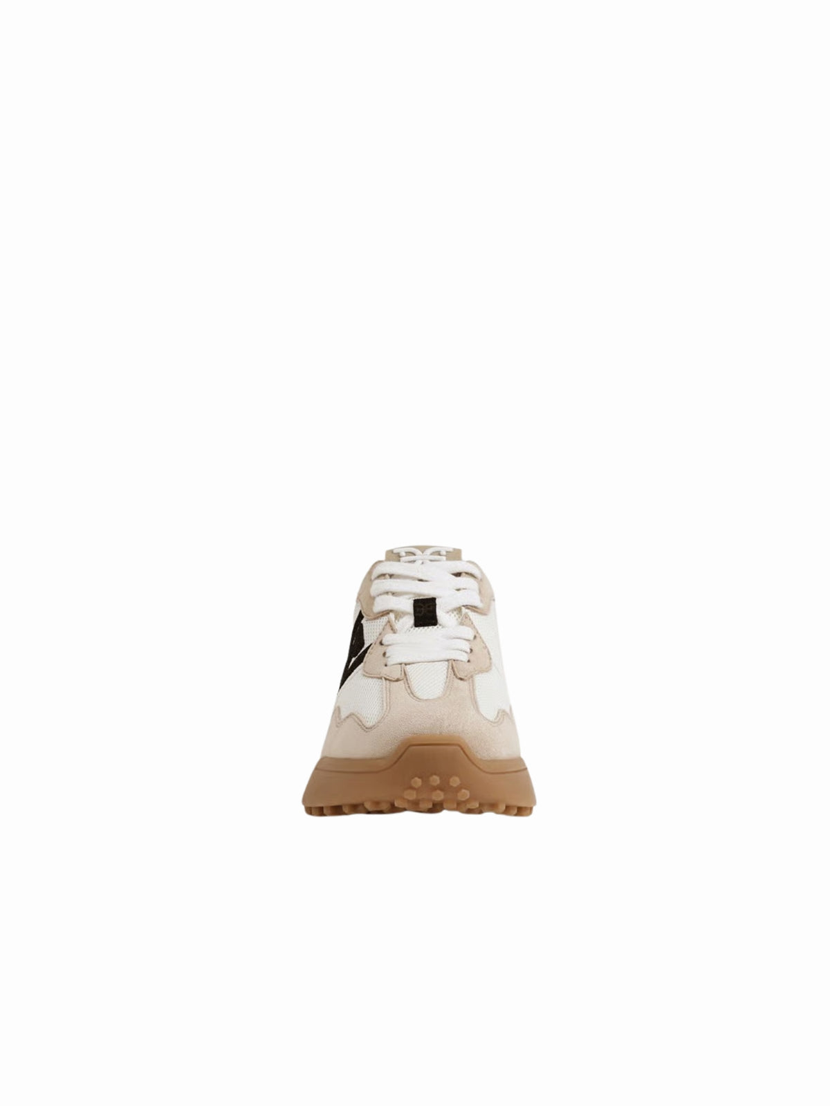 Sam Edelman Langley Lace Up Sneaker white tan black 