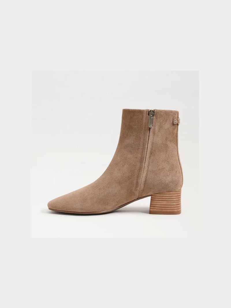 Sam Edelman Paige Ankle Boot in almond taupe 