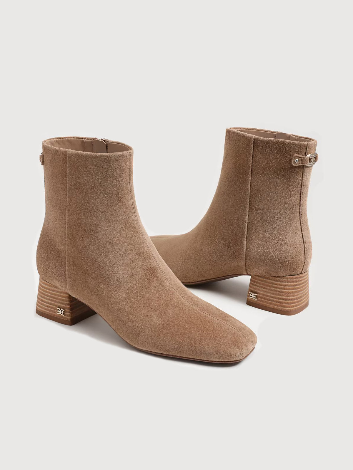 Sam Edelman Paige Ankle Boot Almond Taupe Suede