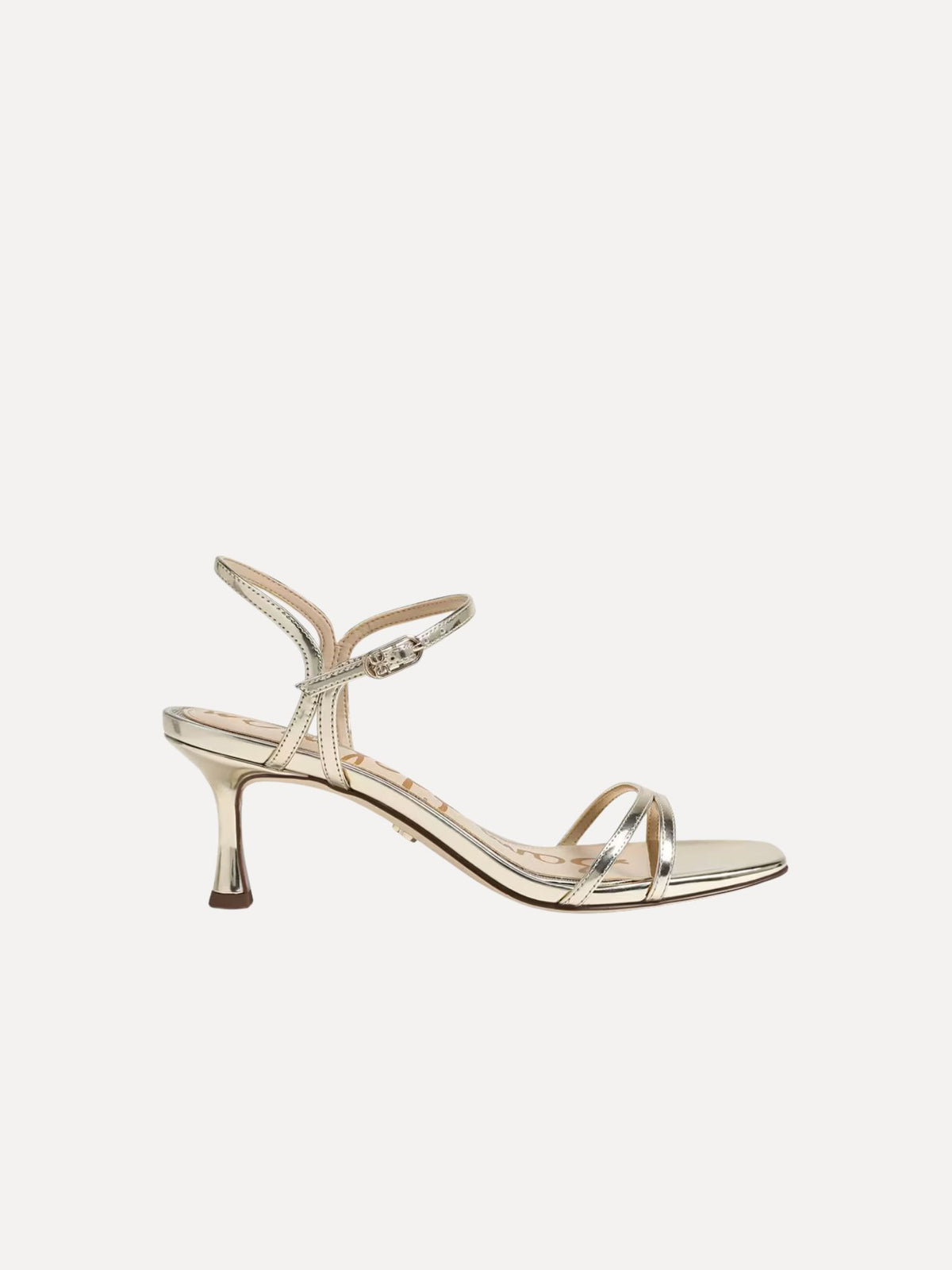 Sam Edelman Presley Strappy Kitten Heel Sandal metallic jute 