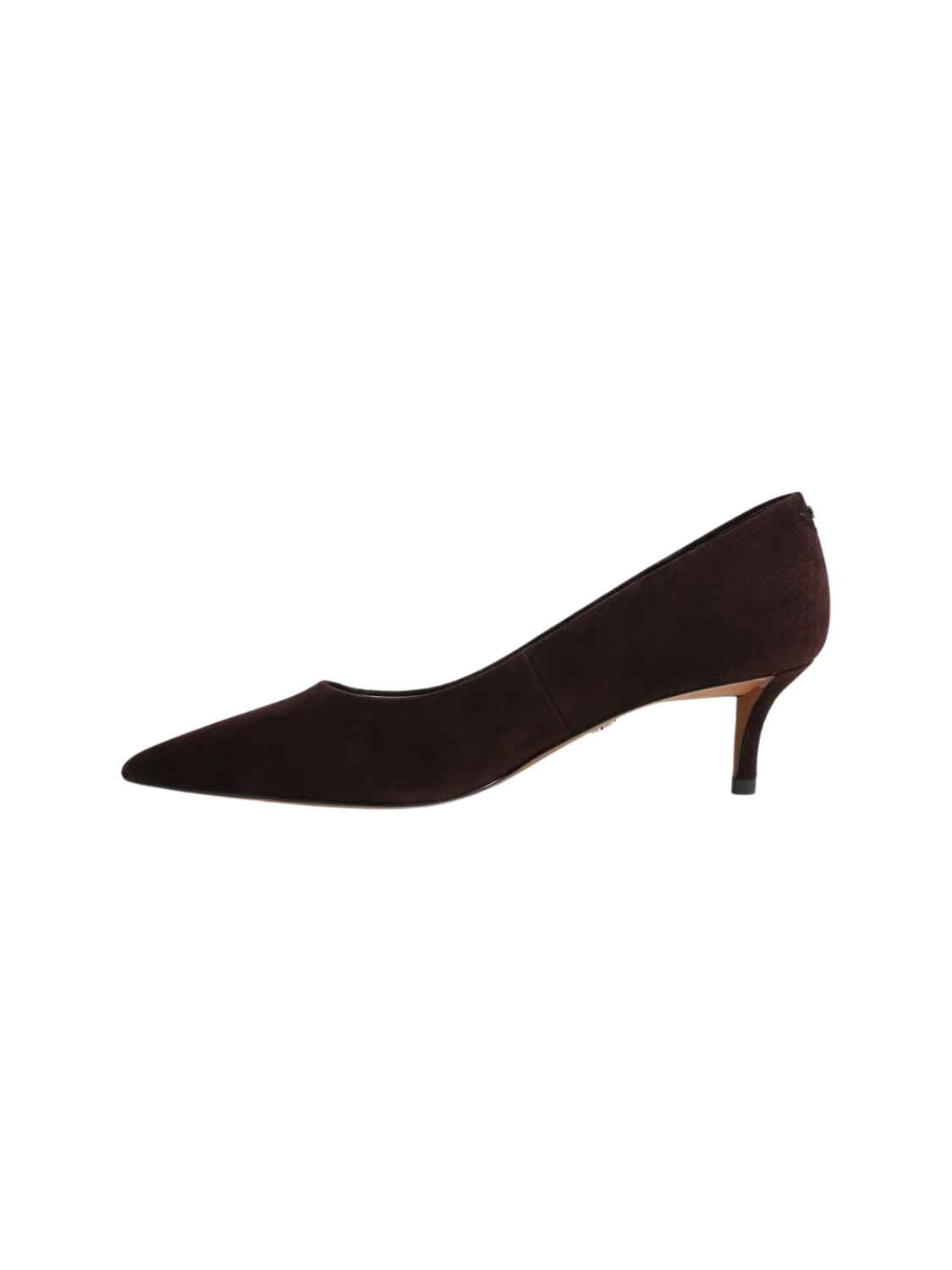 Sam Edelman Summer Pointed Toe Pump Suede Cafe Noir