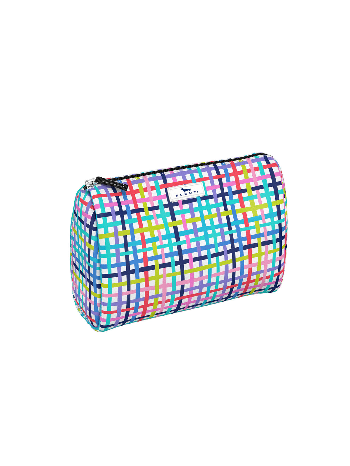 SCOUT packin' heat makeup bag in off the grid print