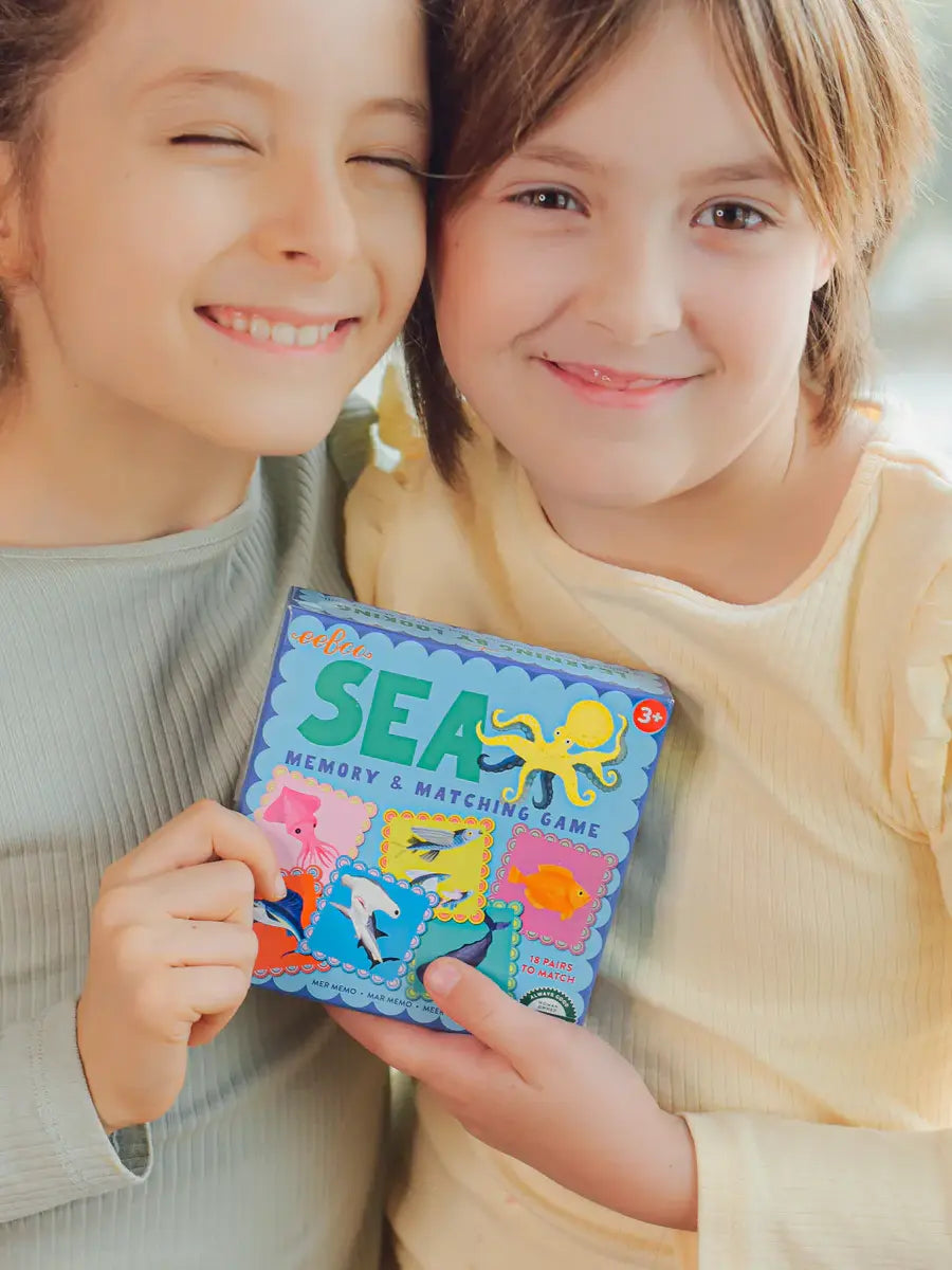 sea memory and matching game for kids