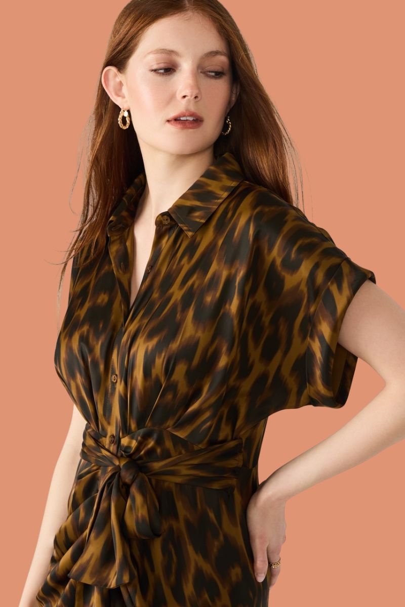 Shop the Fall Style Edit at Bliss Knoxville. Steve Madden Tori Leopard Dress.