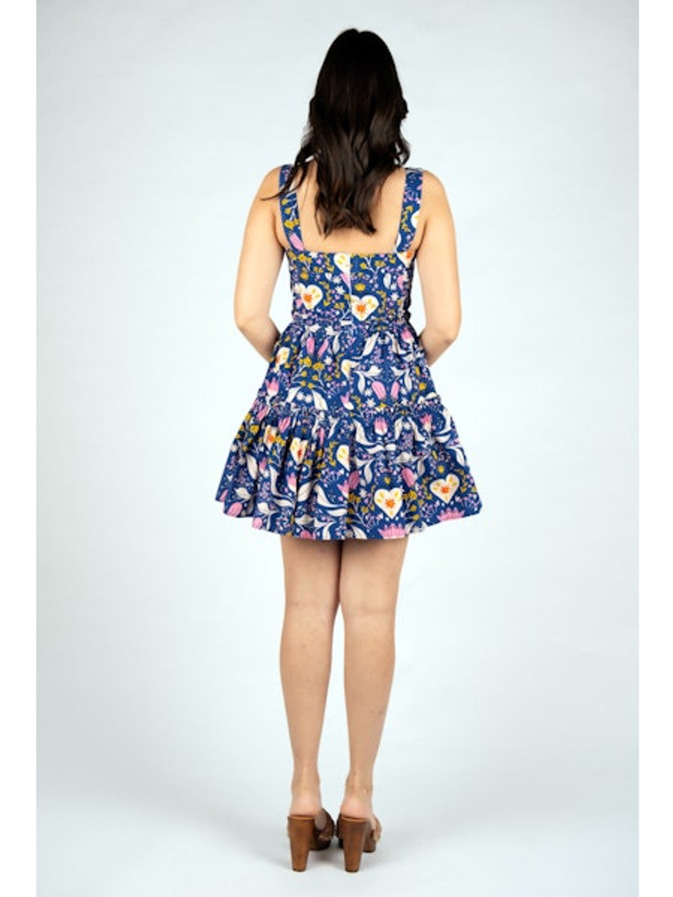 Sincerely Ours Kathy Mini Dress in folk love-back