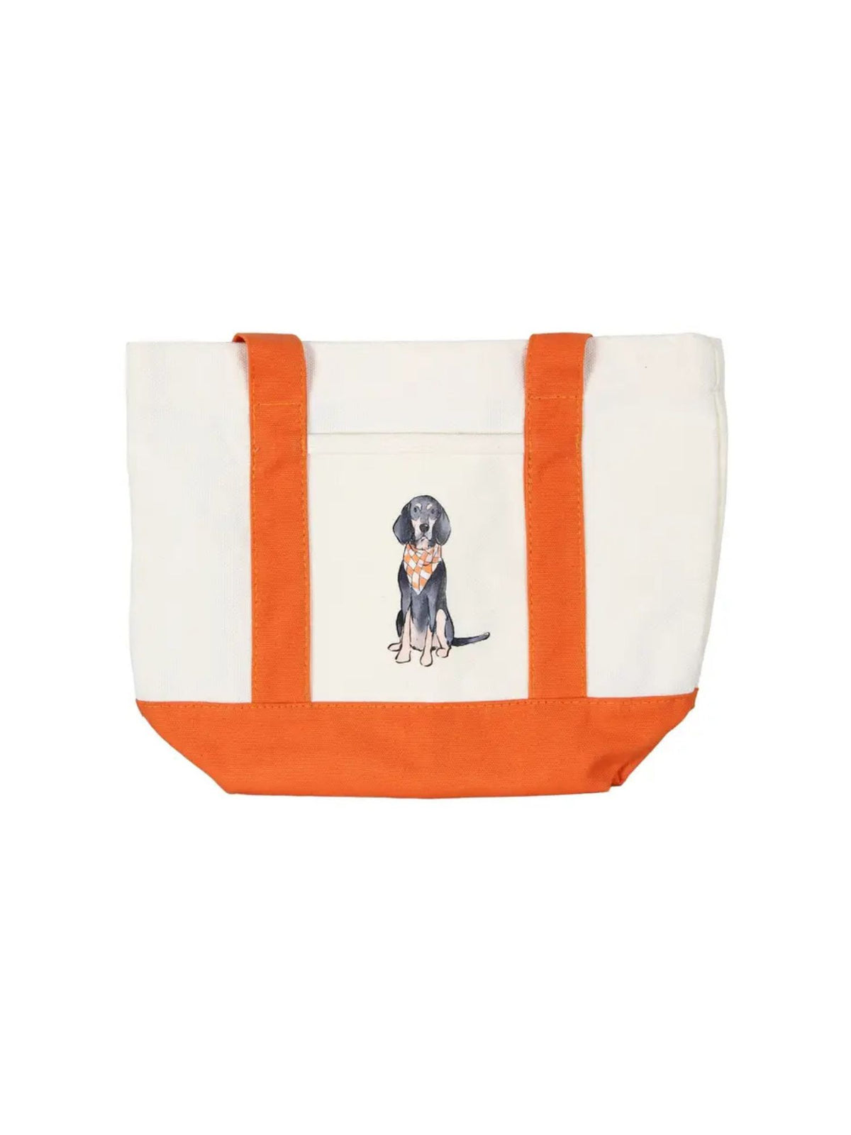 Sitting Bluetick Coonhound Tote Bag