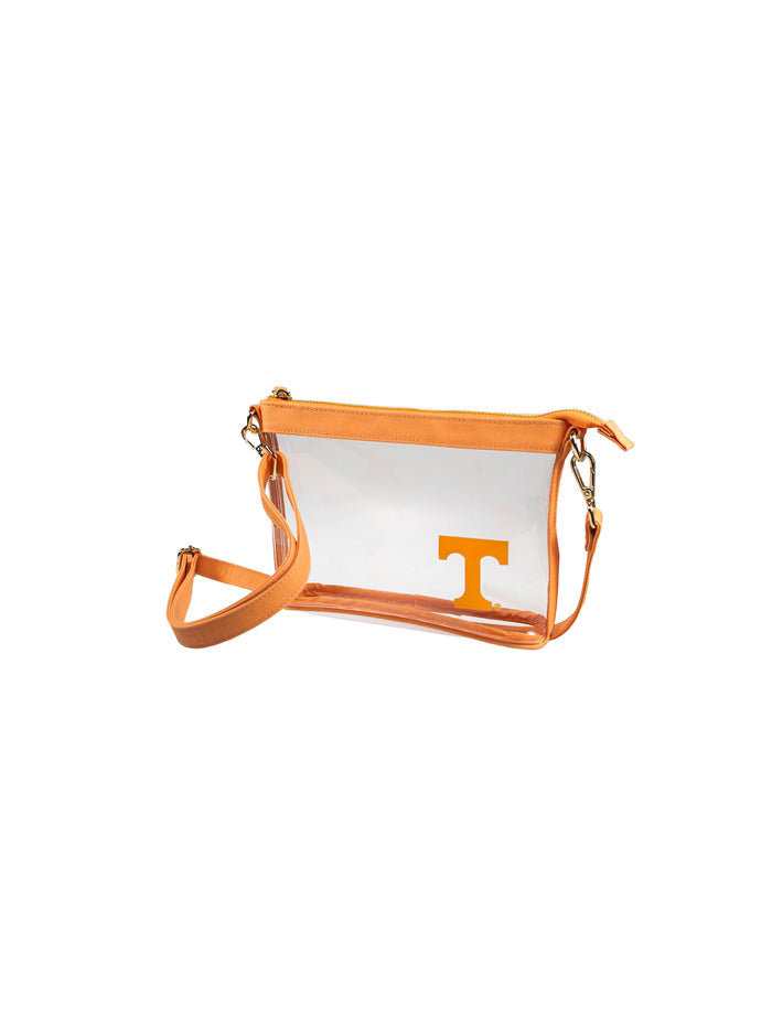 university of tennessee volunteers orange small game day clear crossbody bag