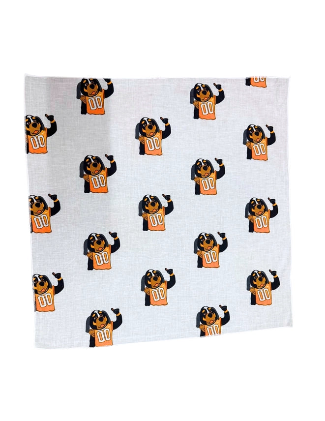 Smokey Bandana  tennessee orange white 
