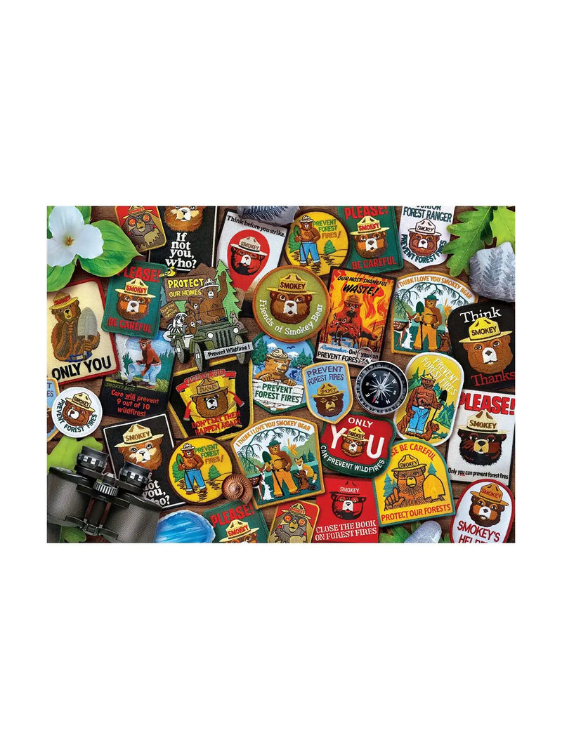 Smokey Bear Patches 1000 Piece Puzzle