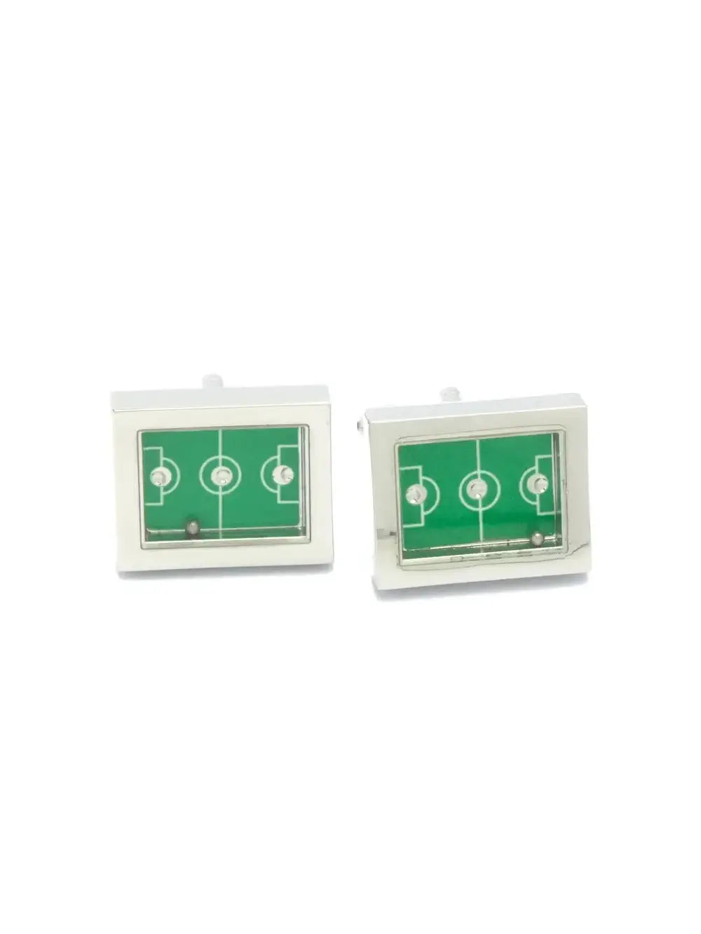 soccer field game cufflinks for men rescued style