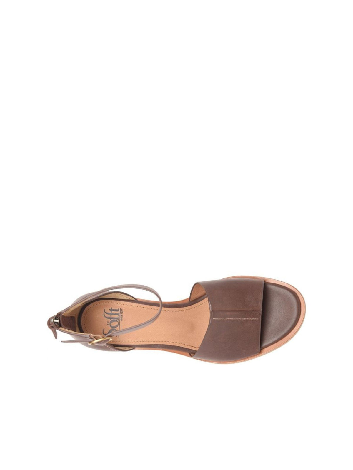 Söfft Colby Round Heel Sandal in cocoa
