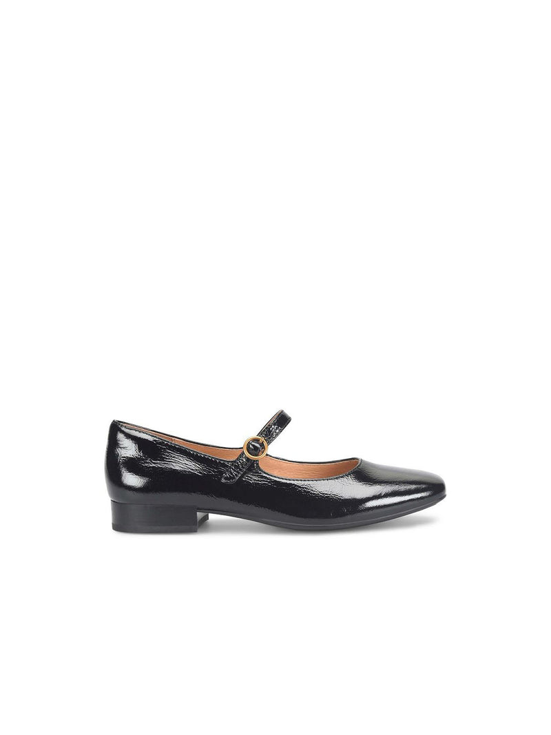 sofft shoes elsey square toe black patent leather mary janes