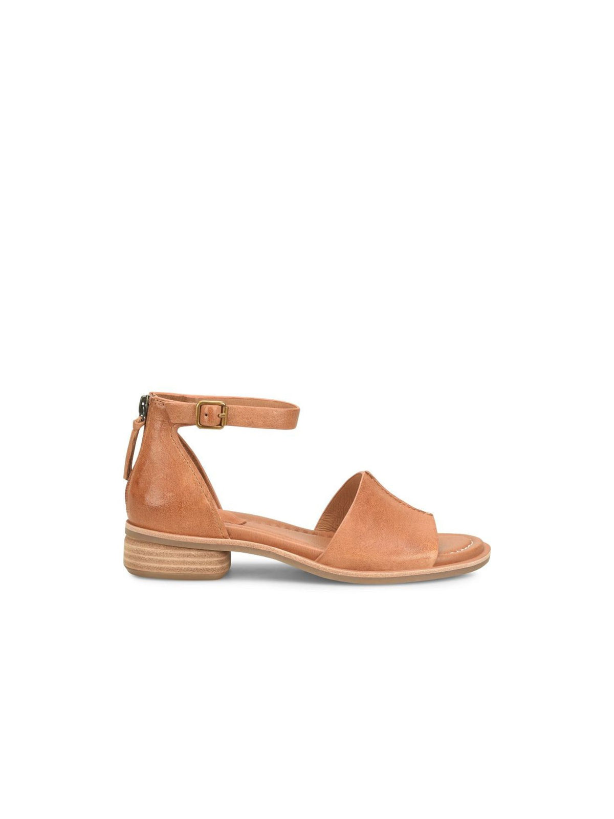 Söfft Faxyn Low Ankle Strap Sandal in luggage