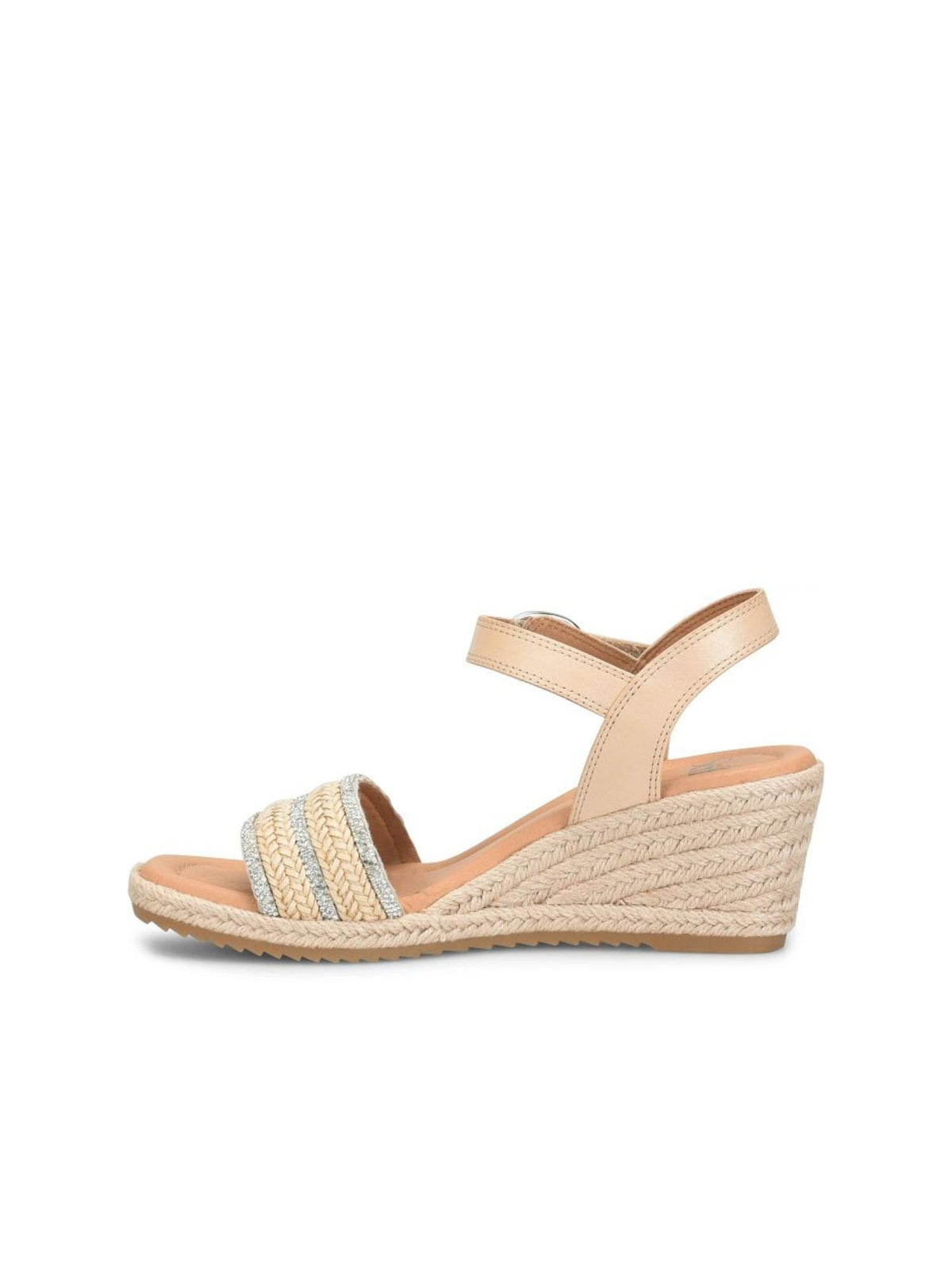 Söfft Inez Jute Wedge Sandal beige latte tan 