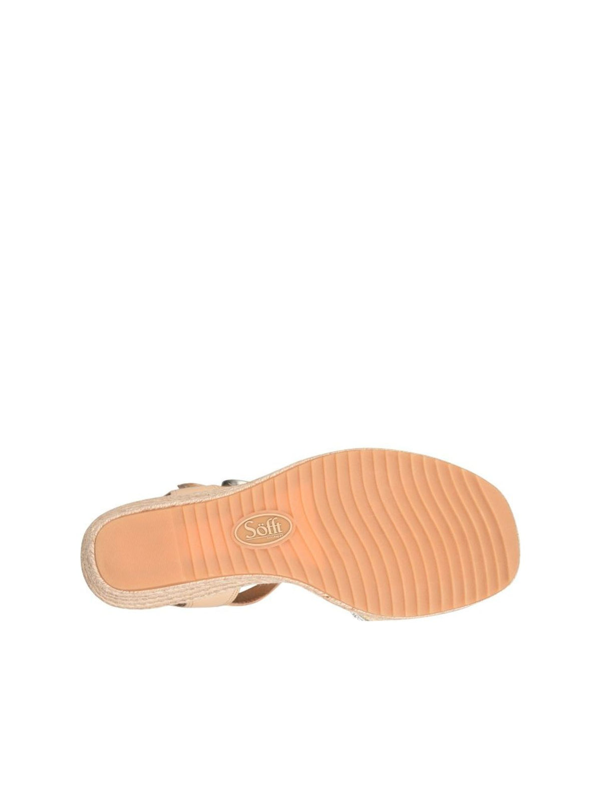 Söfft Inez Jute Wedge Sandal beige latte tan 