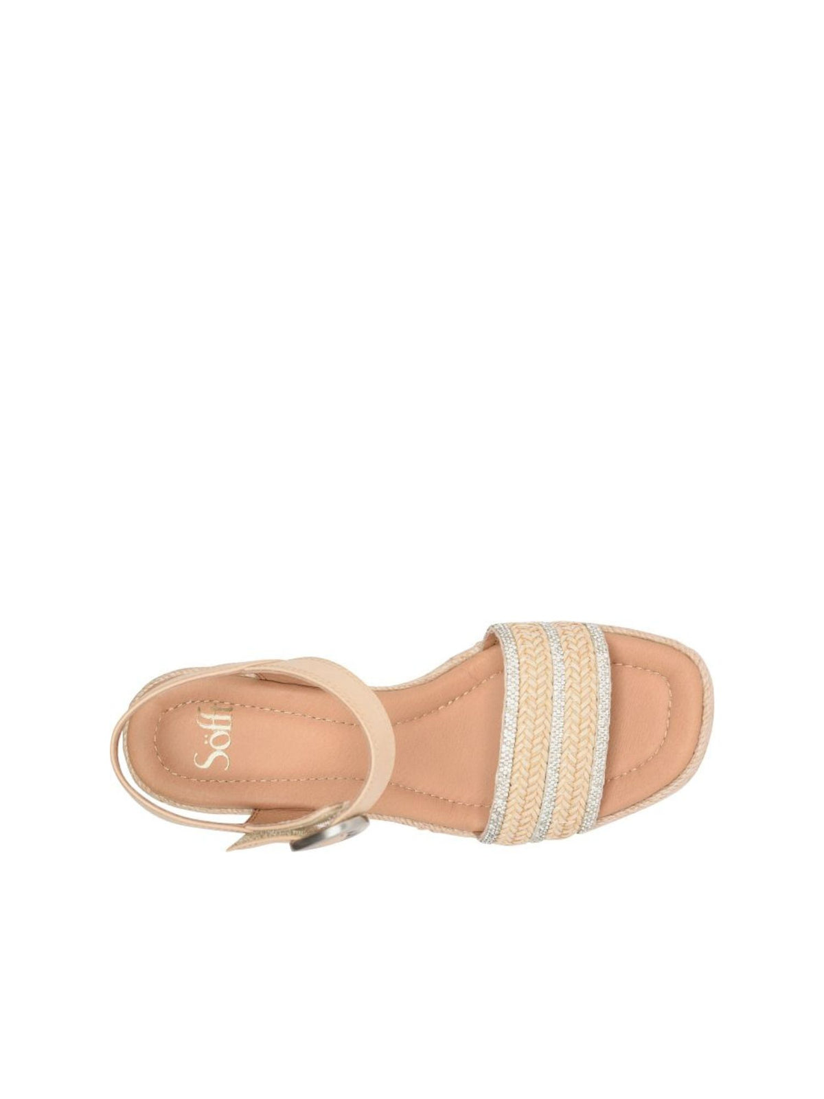 Söfft Inez Jute Wedge Sandal beige latte tan 