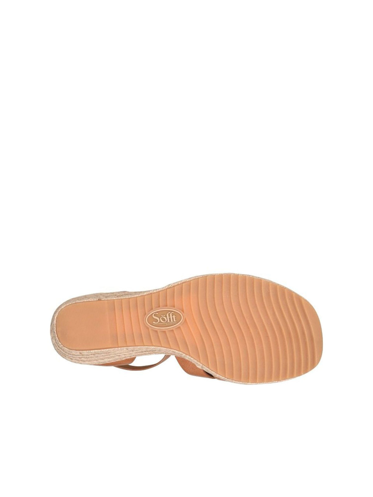 Söfft Ivy Open Toe Wedge Sandal luggage tan 