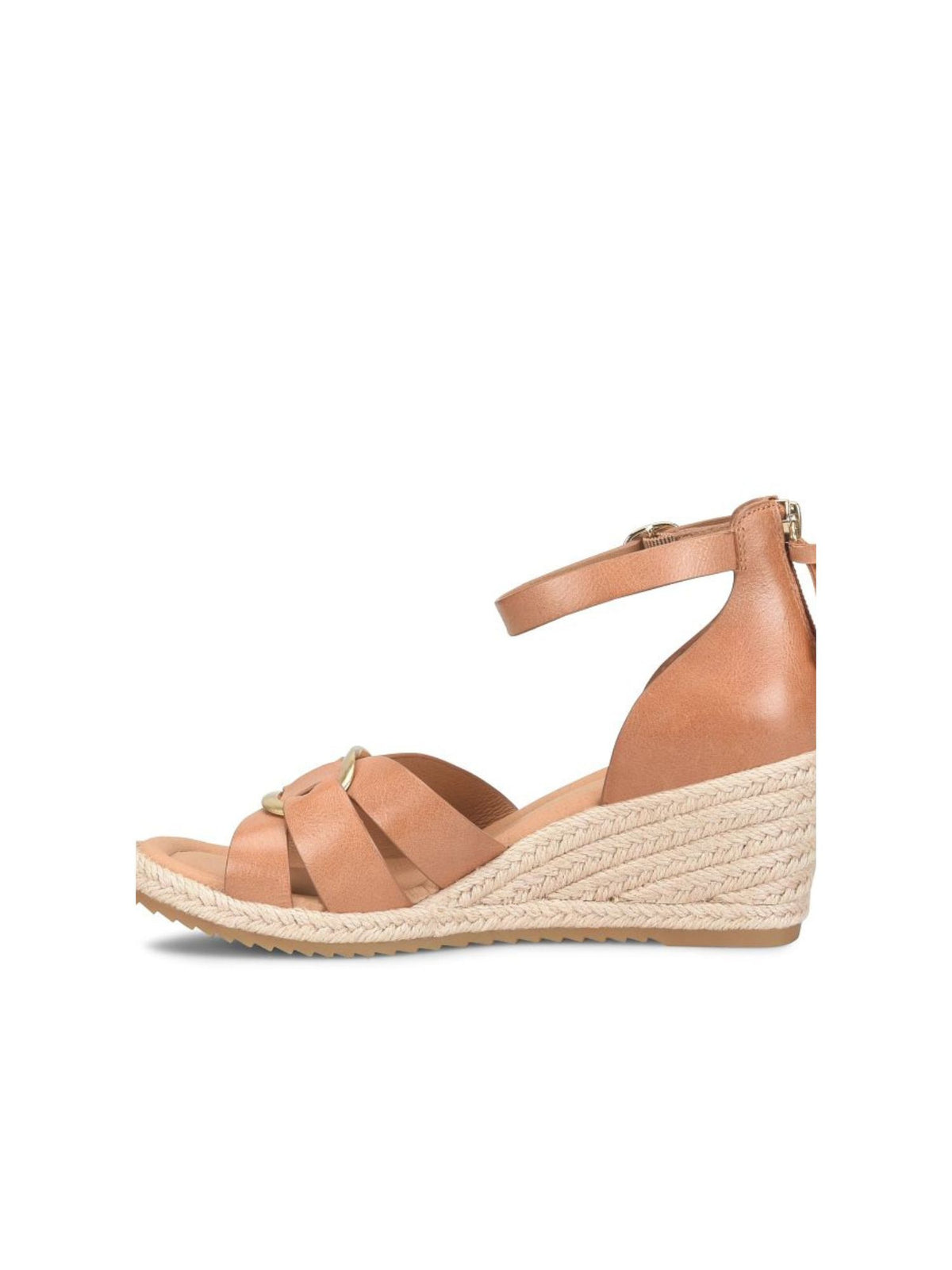 Söfft Ivy Open Toe Wedge Sandal luggage tan 