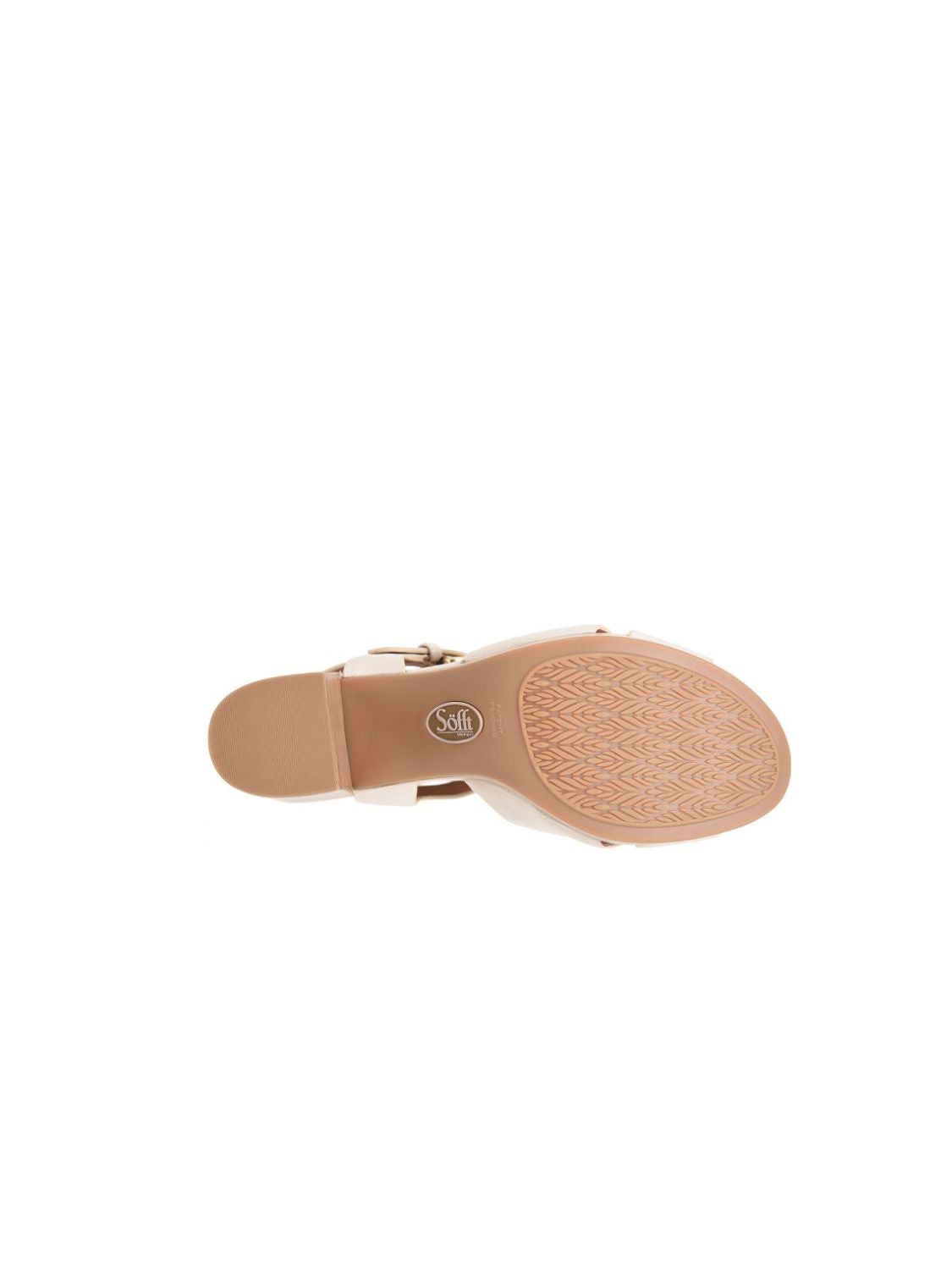 sofft lacie platform block sandal in tapicoa grey bottom