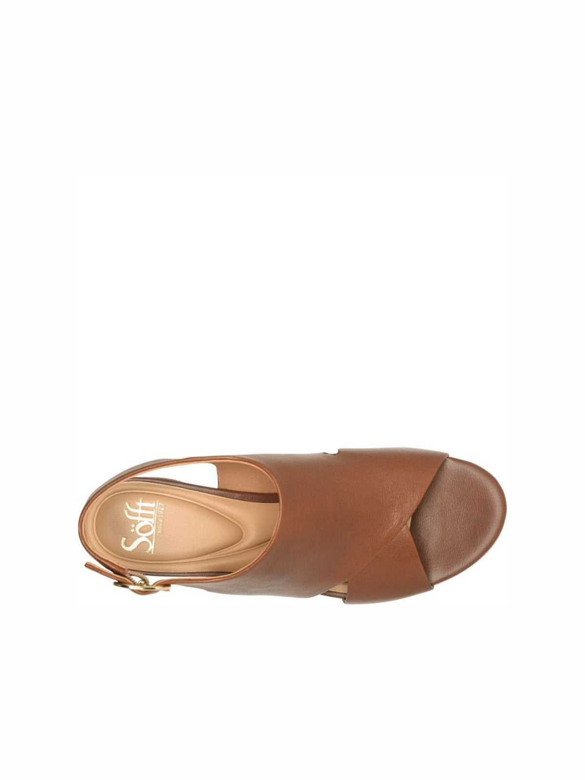 Söfft Liv Platform Slingback Sandal golden brown 