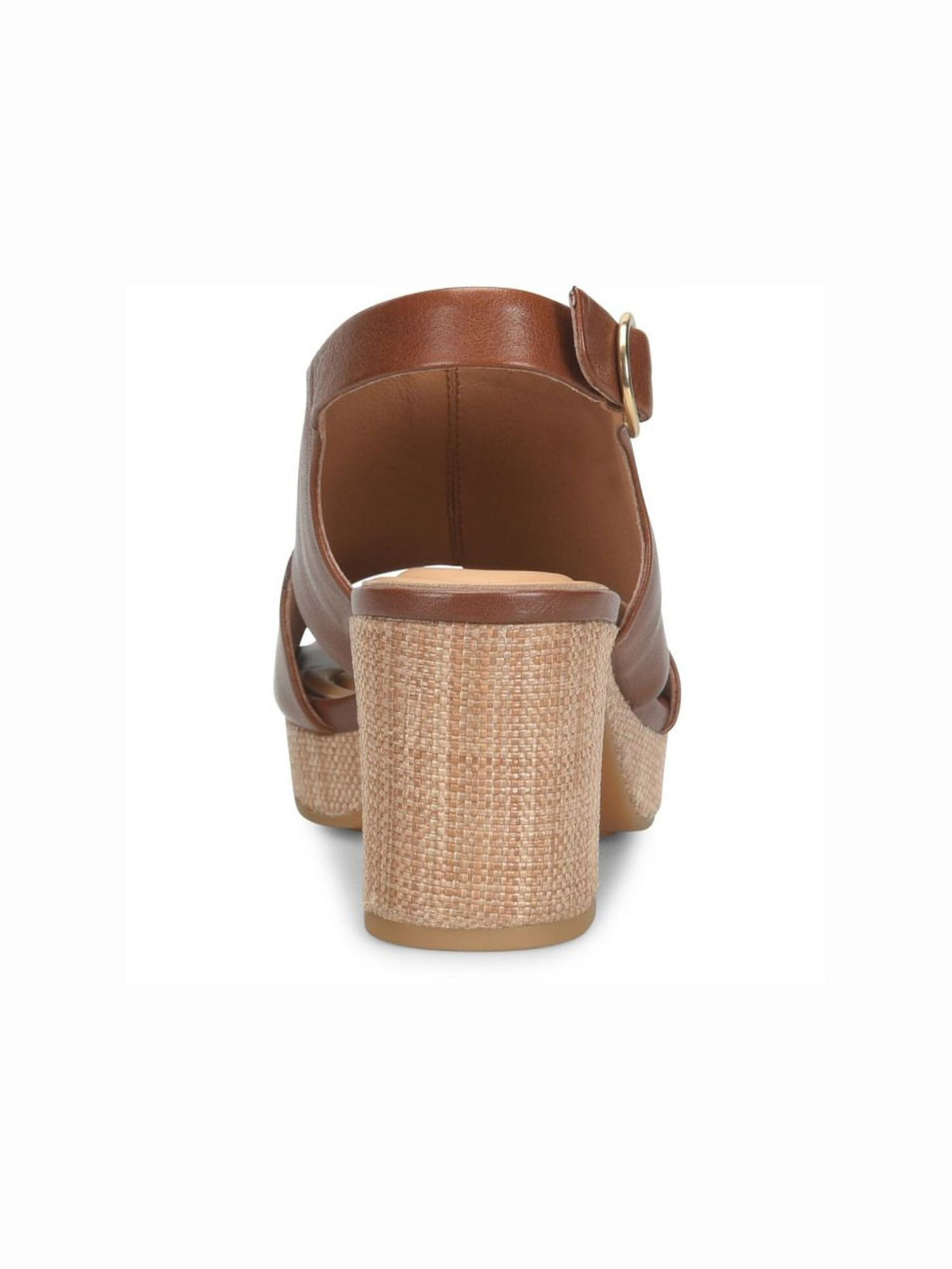 Söfft Liv Platform Slingback Sandal golden brown 