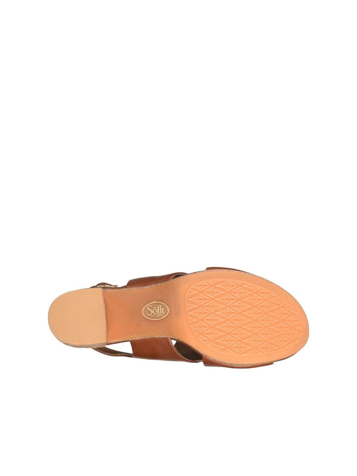 Söfft Liv Platform Slingback Sandal golden brown 